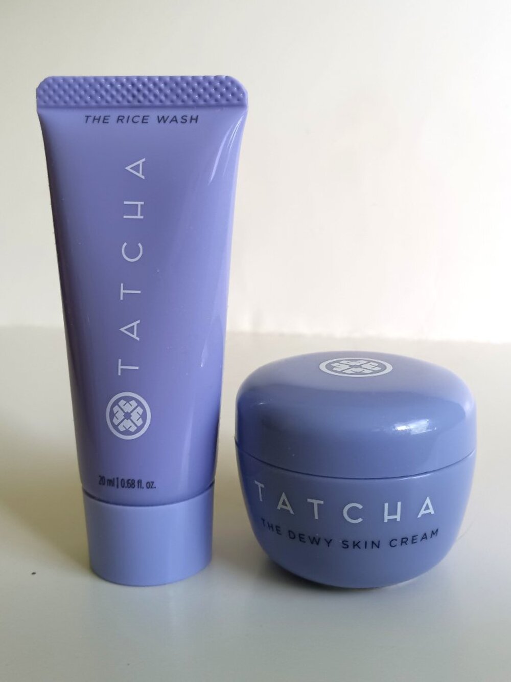 TATCHA. 2-Pc Set: The Dewy Cream 10 ml and The Rice Wash 20 ml